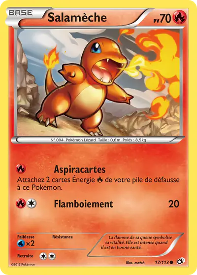 Image de la carte Pokemon Salamèche 17/113