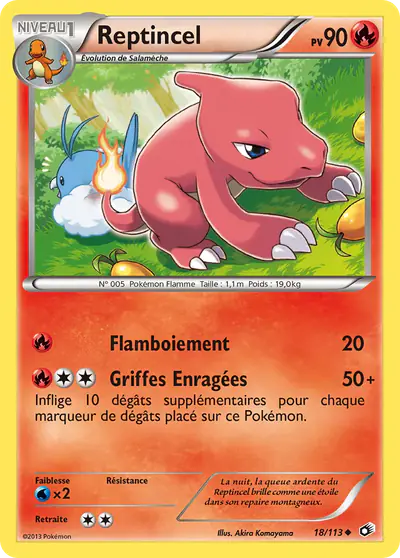 Image de la carte Pokemon Reptincel 18/113