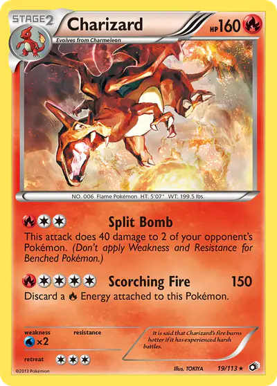 Image de la carte Pokemon Charizard 19/113