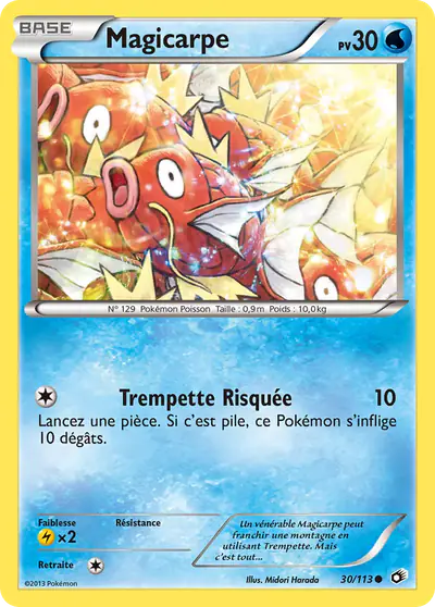 Image de la carte Pokemon Magicarpe 30/113