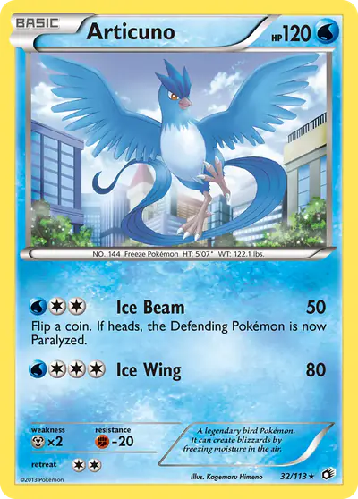 Image de la carte Pokemon Articuno 32/113
