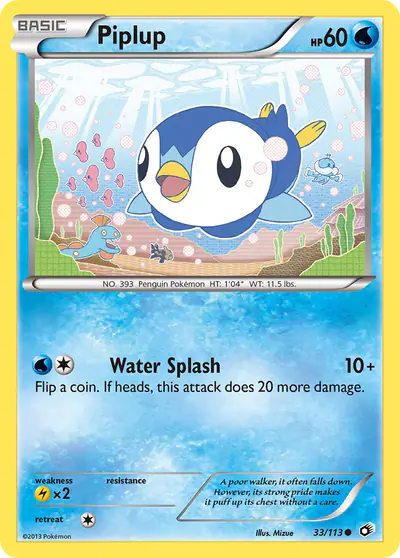 Image de la carte Pokemon Piplup 33/113