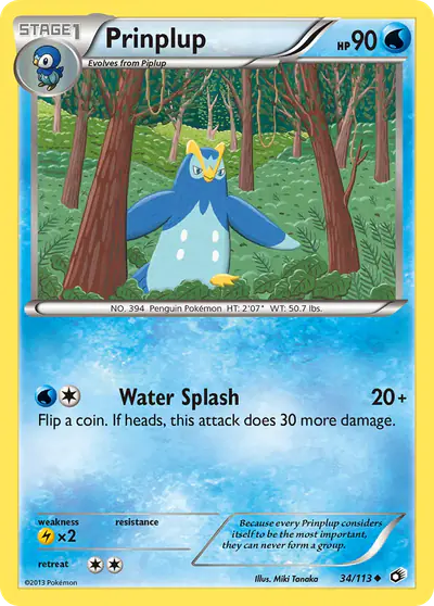 Image de la carte Pokemon Prinplup 34/113