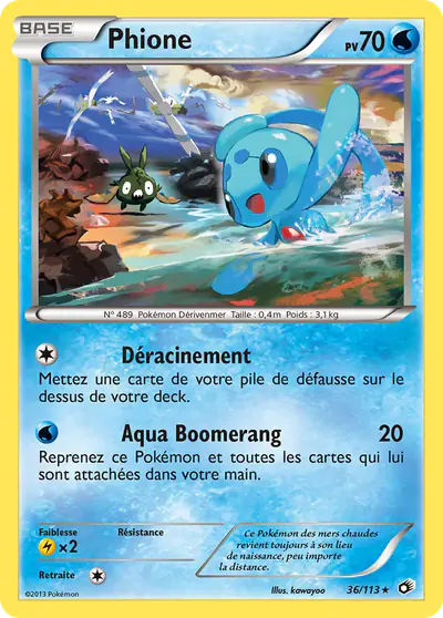 Image de la carte Pokemon Phione 36/113