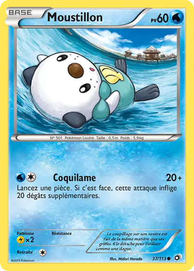 Image de la carte Pokemon Moustillon 37/113