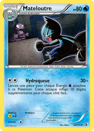 Image de la carte Pokemon Mateloutre 38/113