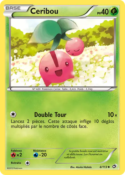 Image de la carte Pokemon Ceribou 4/113