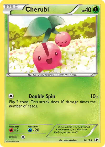 Image de la carte Pokemon Cherubi 4/113