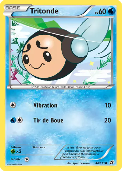 Image de la carte Pokemon Tritonde 40/113