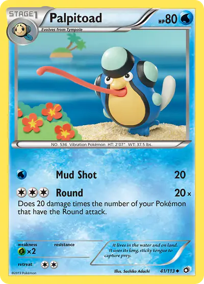 Image de la carte Pokemon Palpitoad 41/113