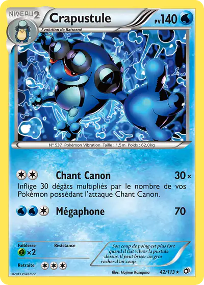 Image de la carte Pokemon Crapustule 42/113