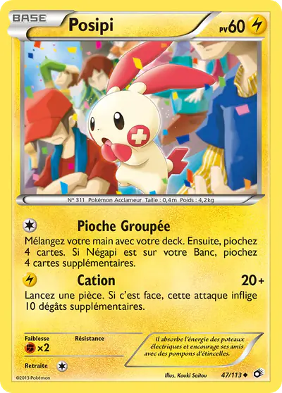Image de la carte Pokemon Posipi 47/113