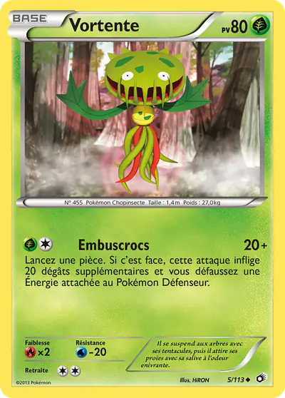 Image de la carte Pokemon Vortente 5/113