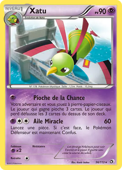 Image de la carte Pokemon Xatu 56/113