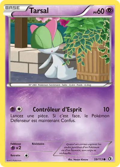 Image de la carte Pokemon Tarsal 59/113