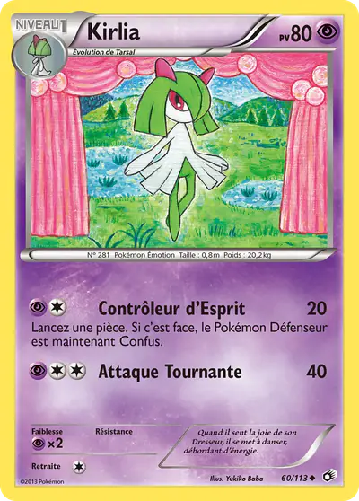 Image de la carte Pokemon Kirlia 60/113