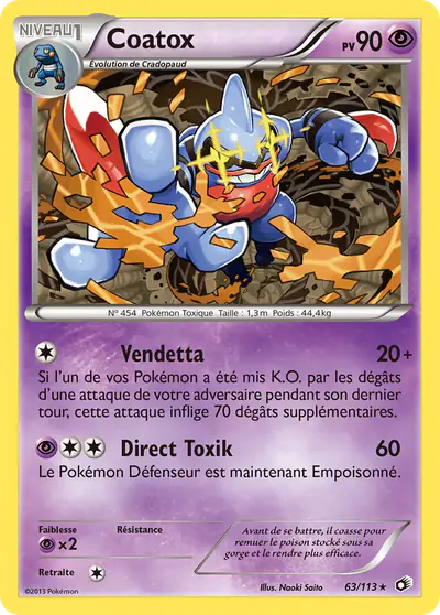 Image de la carte Pokemon Coatox 63/113