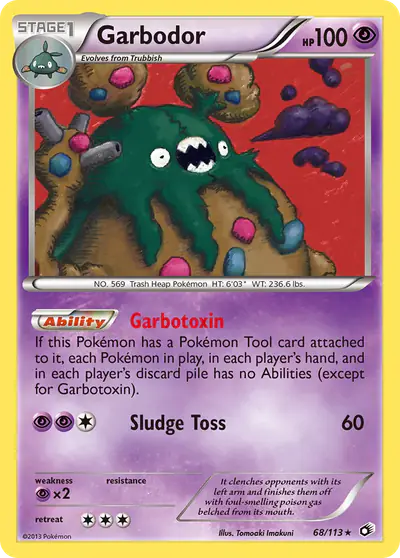 Image de la carte Pokemon Garbodor 68/113