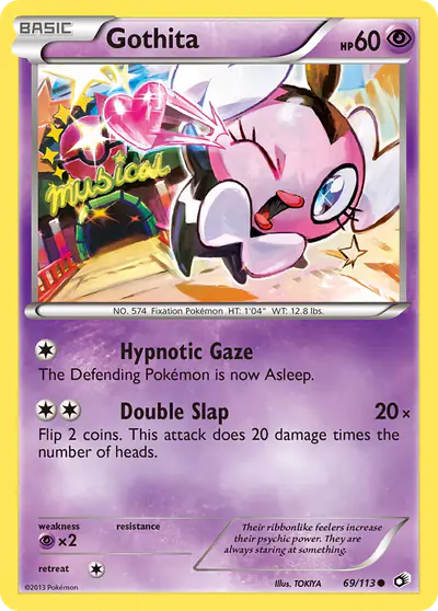 Image de la carte Pokemon Gothita 69/113