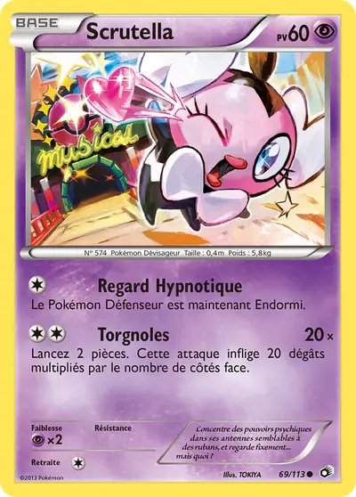 Image de la carte Pokemon Scrutella 69/113