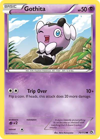 Image de la carte Pokemon Gothita 70/113