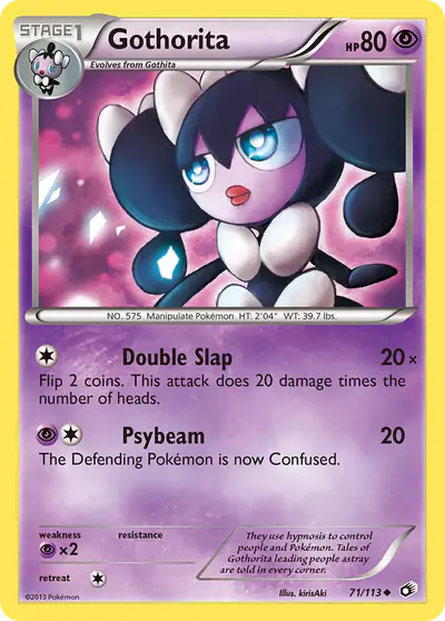 Image de la carte Pokemon Gothorita 71/113
