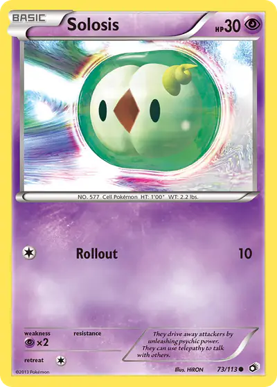 Image de la carte Pokemon Solosis 73/113