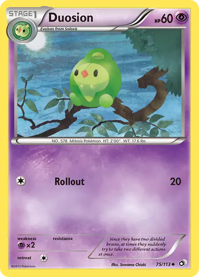 Image de la carte Pokemon Duosion 75/113