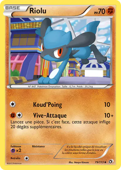 Image de la carte Pokemon Riolu 79/113