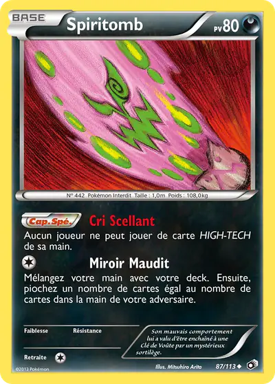 Image de la carte Pokemon Spiritomb 87/113