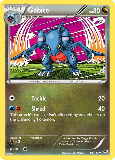 Image de la carte Pokemon Gabite 95/113