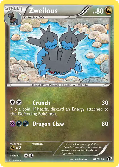 Image de la carte Pokemon Zweilous 98/113