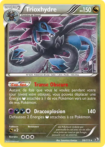 Image de la carte Pokemon Trioxhydre 99/113