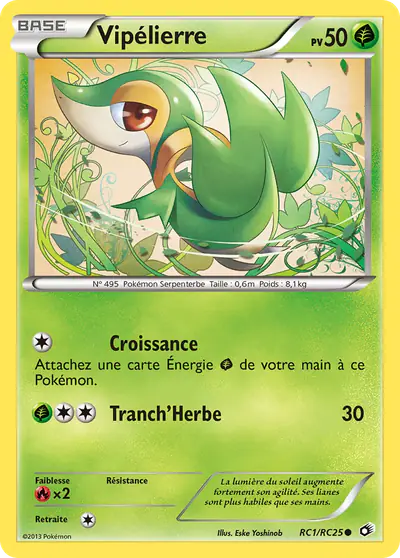 Image de la carte Pokemon Vipélierre RC1/113