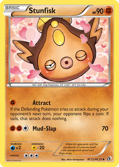Image de la carte Pokemon Stunfisk RC12/113