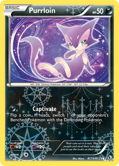 Image de la carte Pokemon Purrloin RC13/113