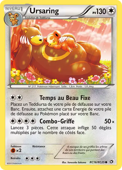 Image de la carte Pokemon Ursaring RC16/113