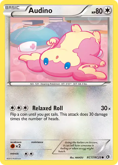 Image de la carte Pokemon Audino RC17/113
