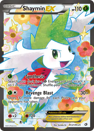Shaymin-EX RC21/RC25