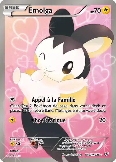 Image de la carte Pokemon Emolga RC23/113