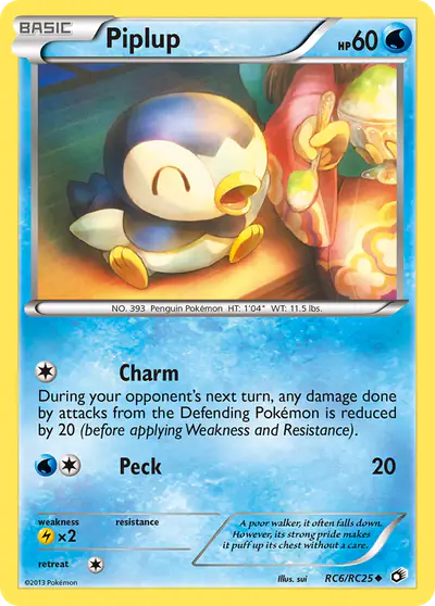 Image de la carte Pokemon Piplup RC6/113