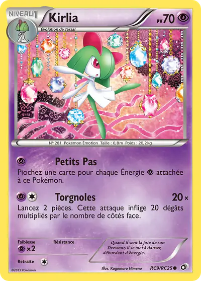 Image de la carte Pokemon Kirlia RC9/113