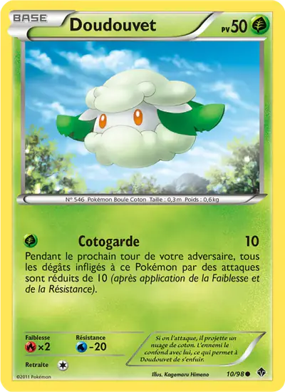 Image de la carte Pokemon Doudouvet 10/98