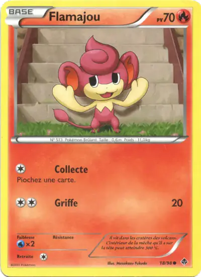 Image de la carte Pokemon Flamajou 18/98