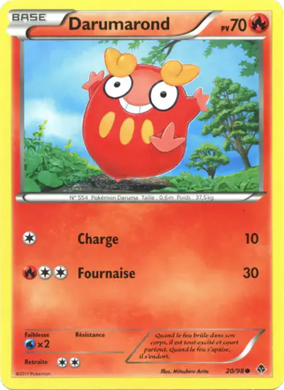 Image de la carte Pokemon Darumarond 20/98