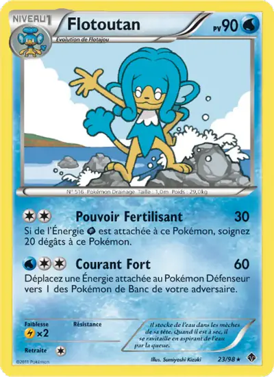 Image de la carte Pokemon Flotoutan 23/98