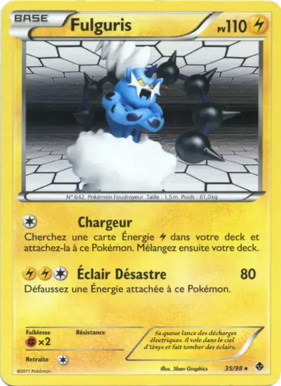 Image de la carte Pokemon Fulguris 35/98