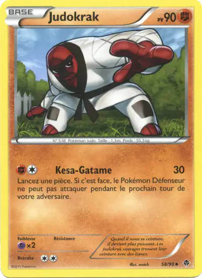 Image de la carte Pokemon Judokrak 58/98