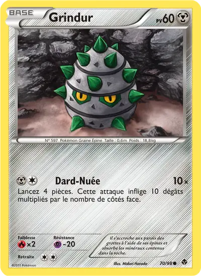 Image de la carte Pokemon Grindur 70/98