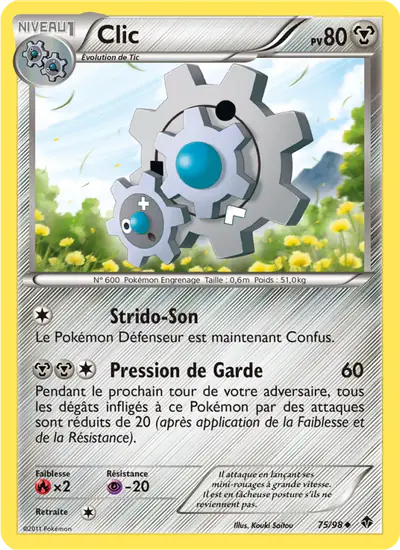 Image de la carte Pokemon Clic 75/98